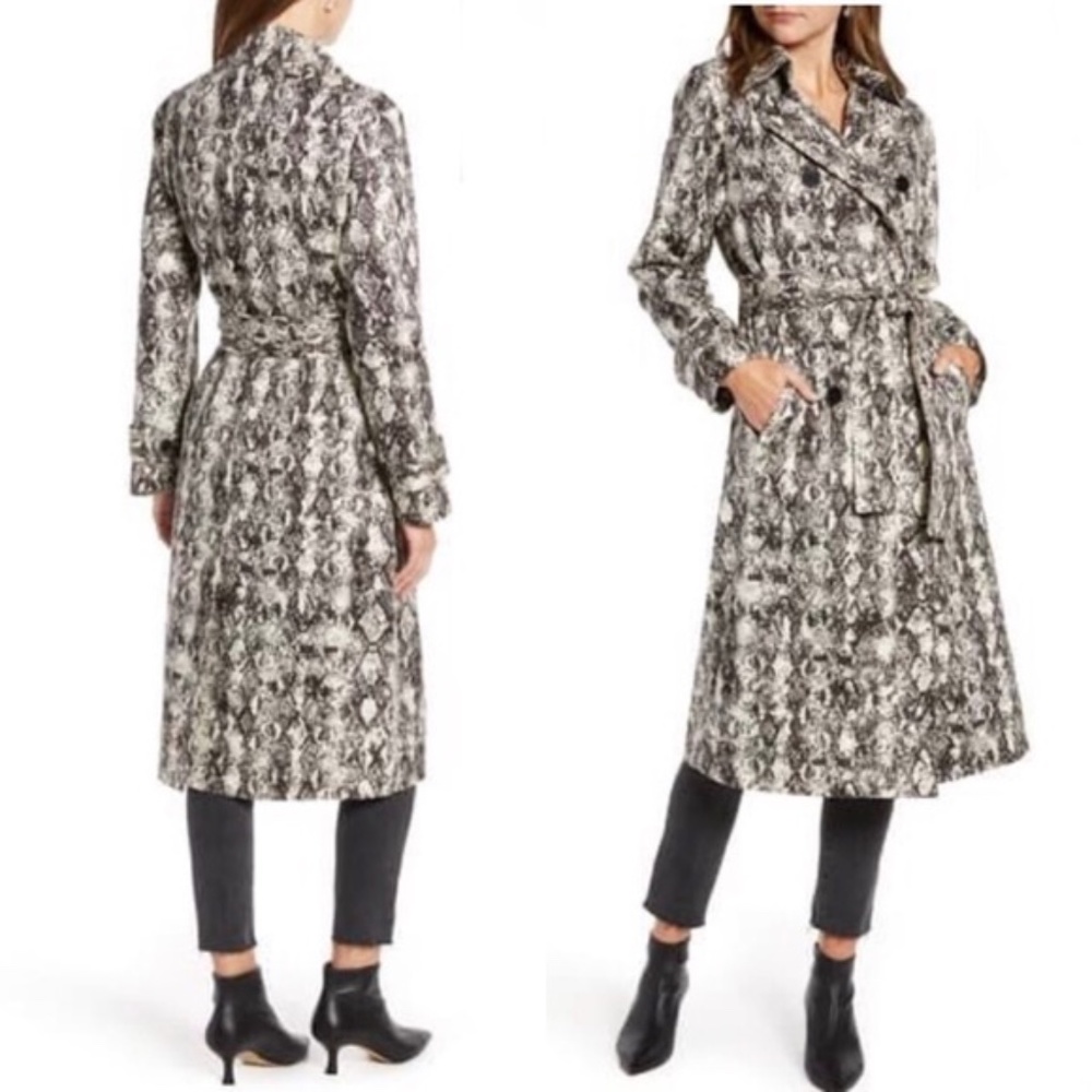 Something Navy snake print jacket